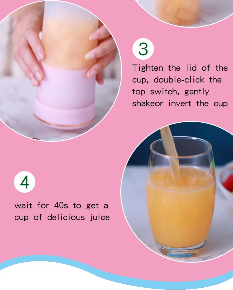 Мини Новая удобная электрическая чашка для смешивания фруктов