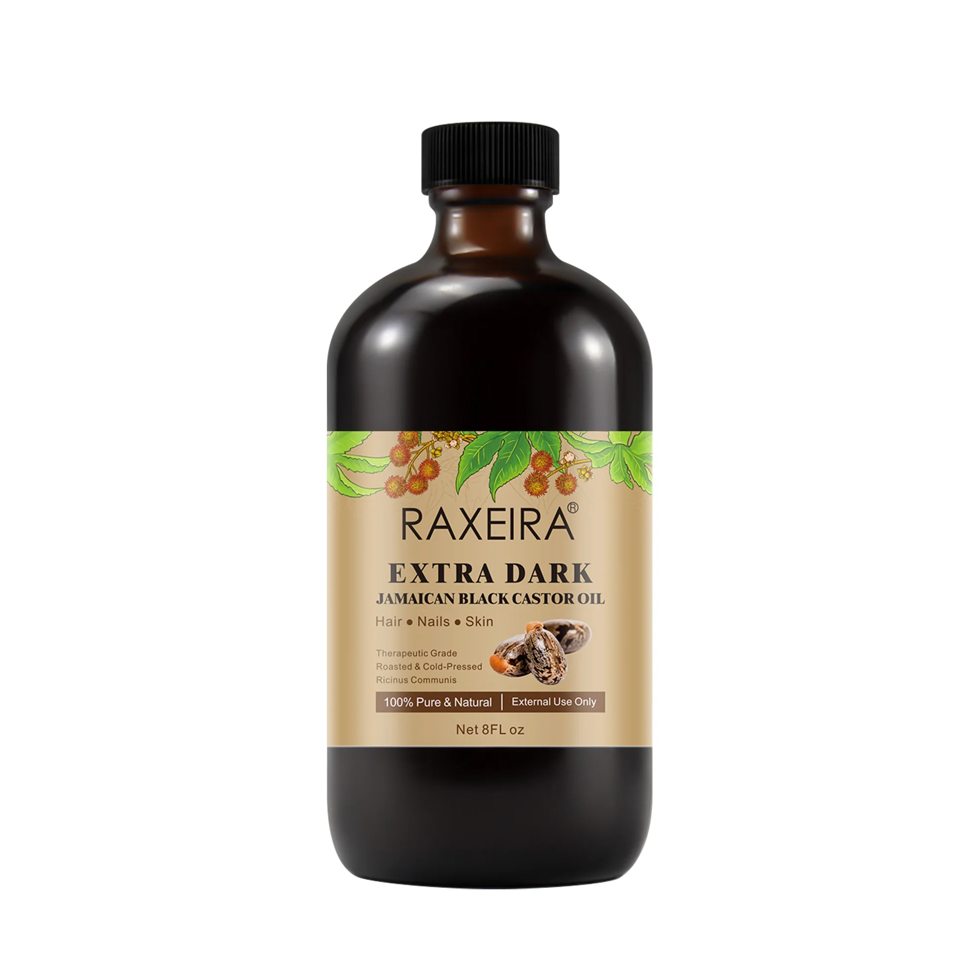 Private Label 100% Pure natural Jamaican Black Castor Oil Biotin Hair Regrowth Oil Hair Growth jamaican black castor oil bulk