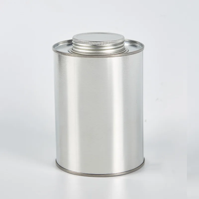 Chinese Traditional Sealed Coffee Iron Round Tinplate Tea Canister Storage Container