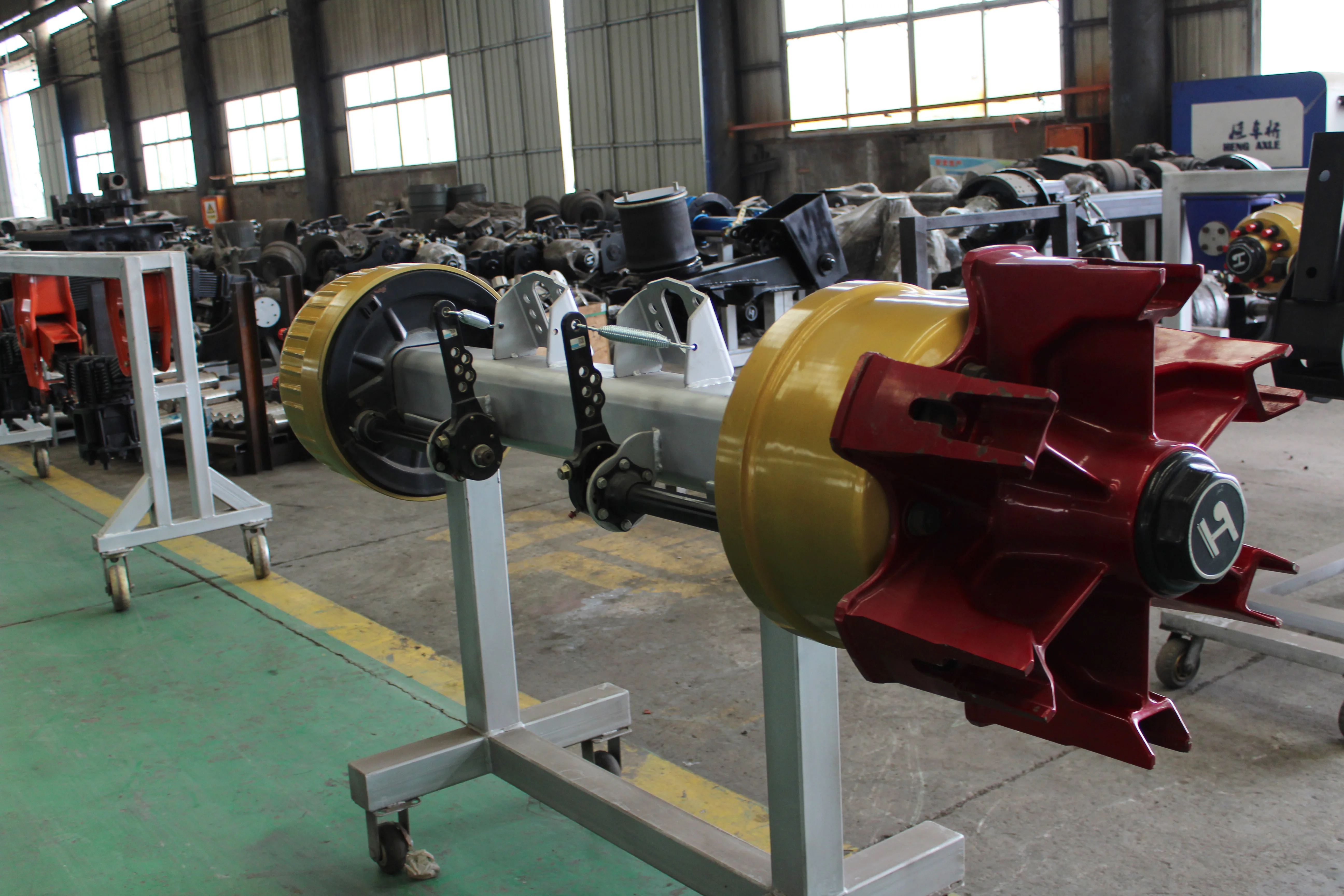 Semi trailer axle 16T German type BPW axles by China manufacturer