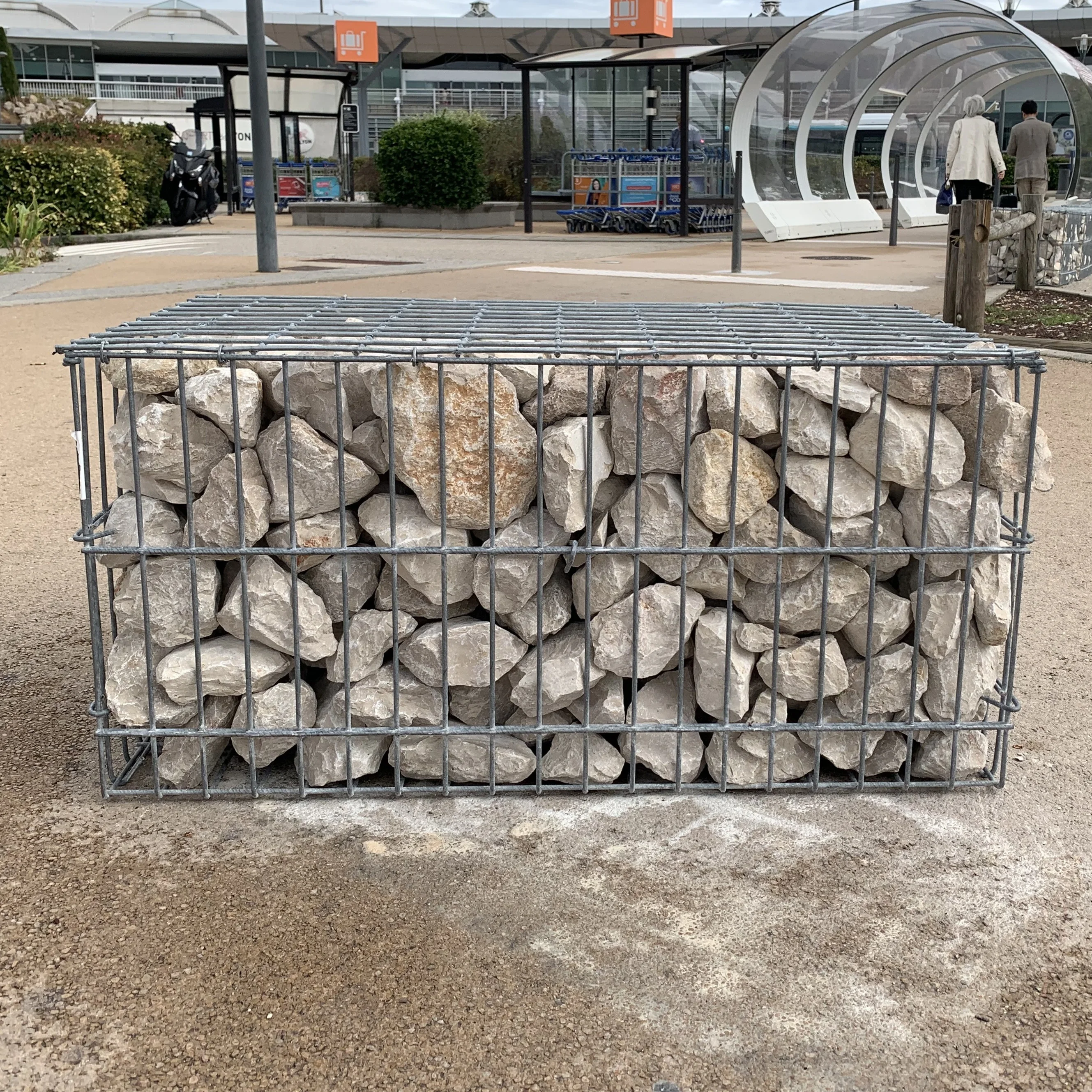 Best Price 50*100mm Galvanized Iron Gabion Basket Waterproof FSC-certified Gabion Box with Coating for Fence Gate Wire Model 3D