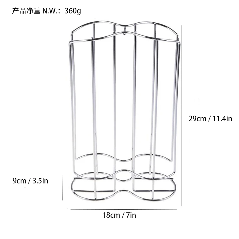 Display Rack For Tassimo 32 Coffee Pack Iron Chrome Plated Metal Wire Home Coffee Capsule Holder