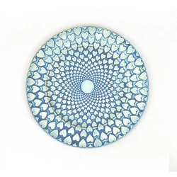 Practical wedding decorative plastic charger plate
