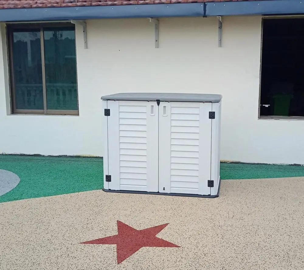 
KINYING outdoor HDPE Plastic Cabinet Home Use Storage Sheds 