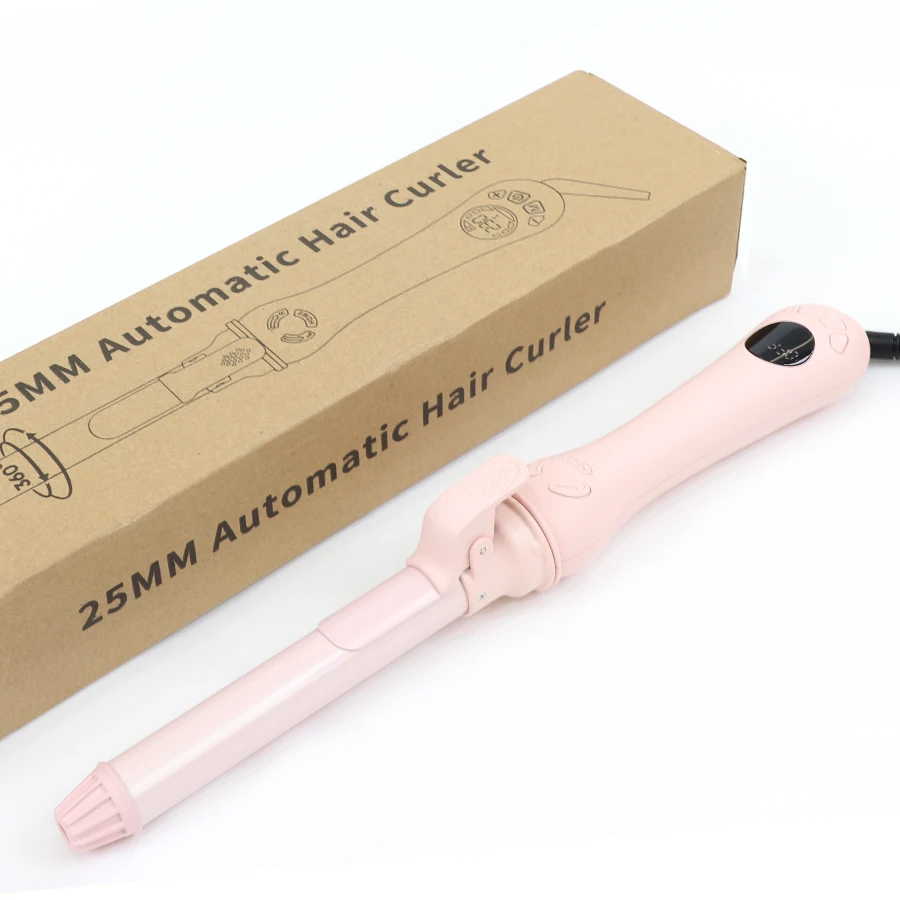 Профессиональные щиколки для завивки волос Автоматическое вращение 25 мм