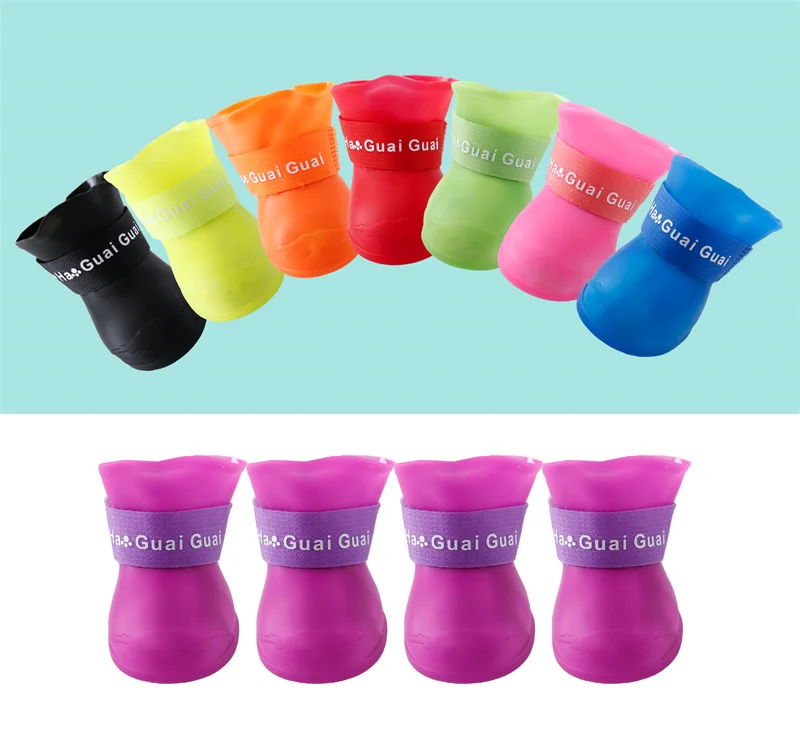 Pet Dog Rain Shoes For Large Dog Summer Wholesale Custom Logo Waterproof Pet Dog Boots Shoes Socks