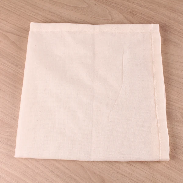 
BOSI 50cm x 50cm Grade90 100% Natural Cotton Muslin Cheesecloth Ultra Fine Reusable Hemmed Edge Cheese Cloth Fabric Filter 