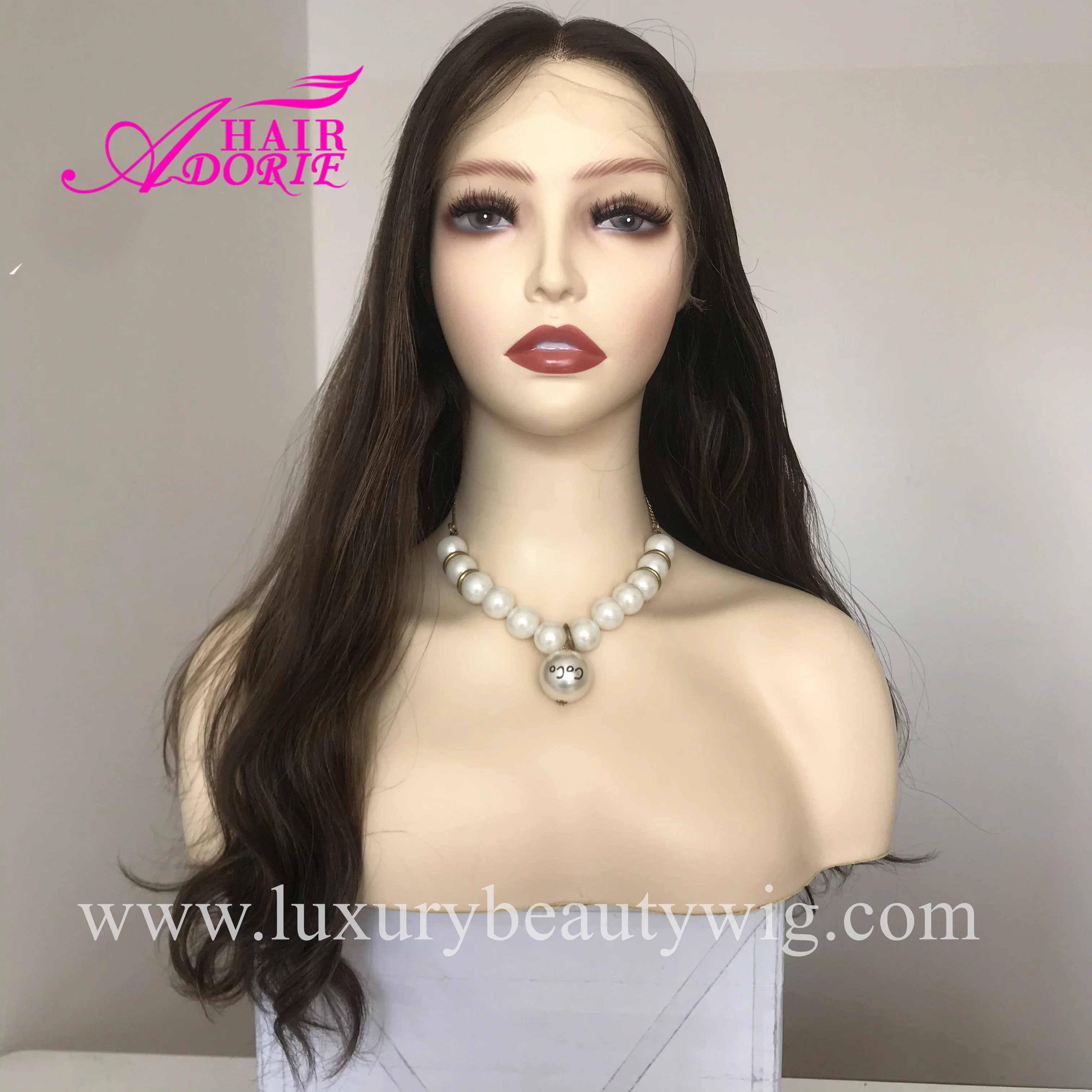 LXAD1 Five Star China Factory Supplier Virgin Silk Top lace European Hair Jewish Wig Kosher Wig Manufacturer