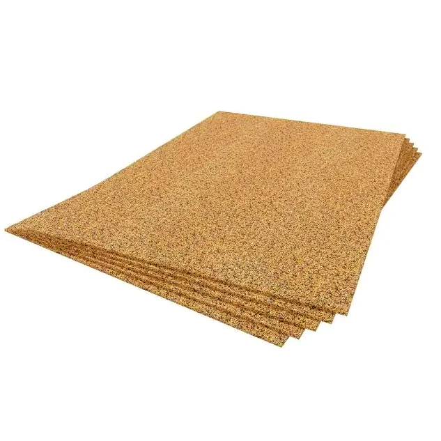12 mm Waterproof Cork Underlayment Soundproof and Sustainable Silent Roofing Underlay for Laminate Wood Flooring