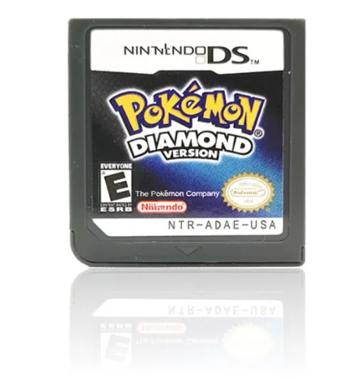 С изображением Покемон, украшенная камнями и жемчугом цвета: платина карточная игра для DS чернильного картриджа для Nintendo Wii