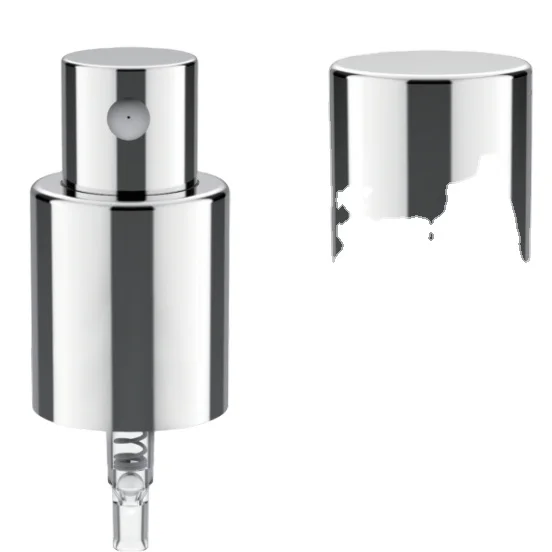 Silver Aluminum Perfume Sprayer, 18/415 Metal Spray Pump