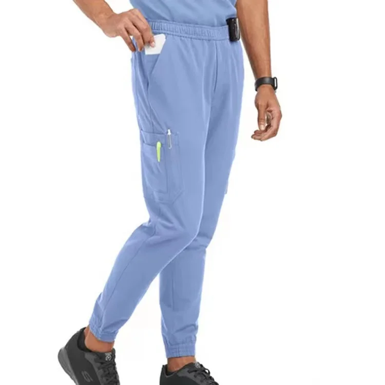 New Arrival Stylish Fashionable Plus Size Men Unisex Scrubs Top With Pants Uniform Scrubs Sets For Men