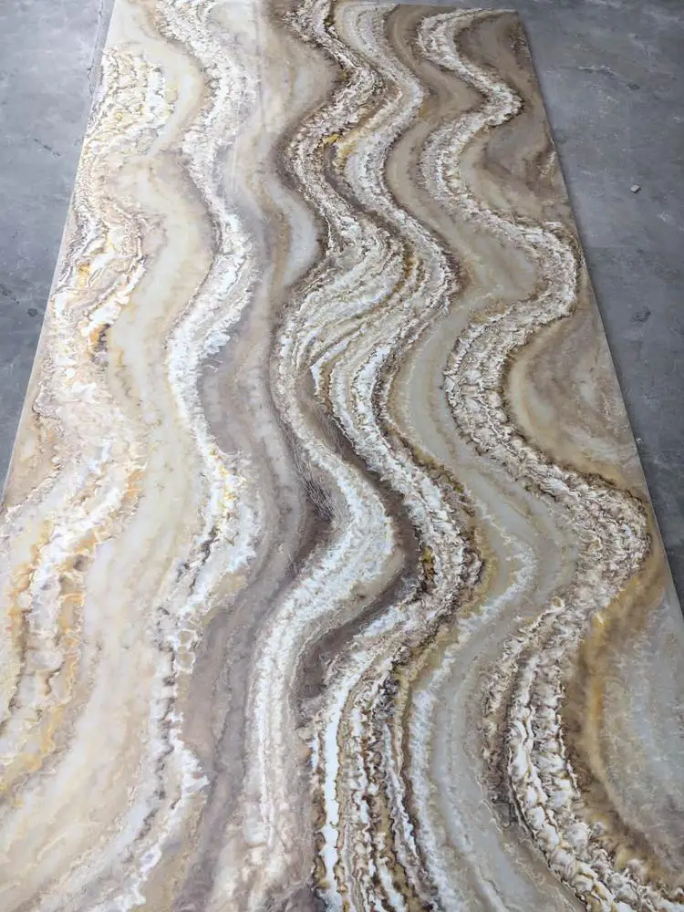 Translucent acrylic solid surface sheets for wall panels