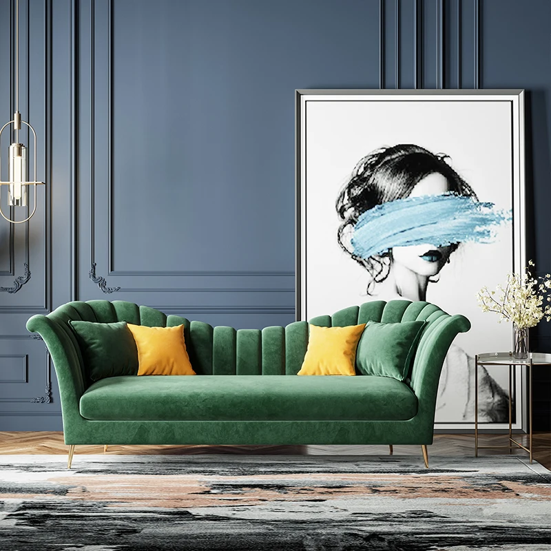 
Роскошный диван для отеля, бархатная ткань, диван для отдыха chesterfield, оптовая продажа, модный креативный секционный диван высокого качества 