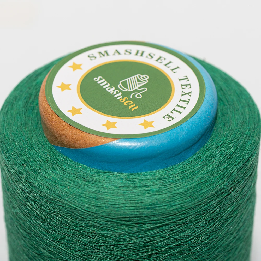 Open End Recycled Cotton  Yarn Canvas Fabric Knitting Yarn OE Cotton Polyester Blend Yarn