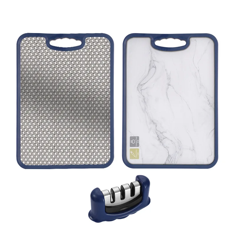304 Stainless Steel Cutting Board Antibacterial and Mildewproof Fruit Chopping Board Classification Plastic Double-Sided