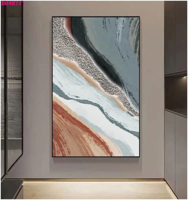 Cnyel Nordic Abstract Artwork Painting Wall Art Home Decor Luxury Scenery Wall Pictures Wall Art Living Room