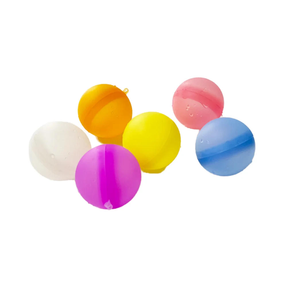 2024 Summer Self-Sealing Silicone Water Balloons Hot Sale Reusable Quick Fill Ball Outdoor Water Fight Halloween Promotional Toy