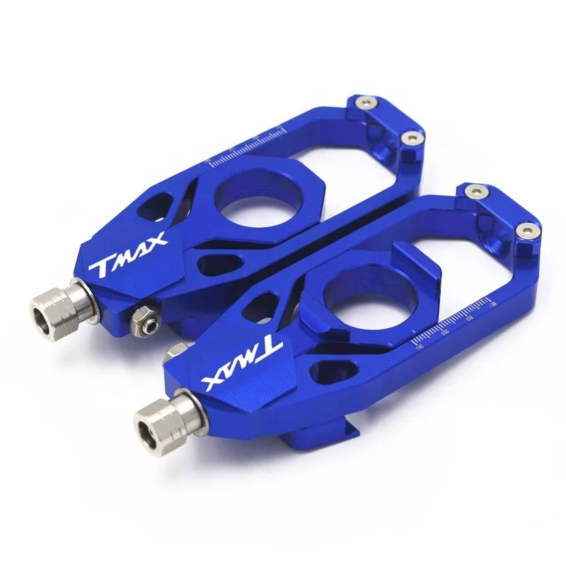 Motorcycle CNC Aluminum Rear Axle Chain Adjusters Tensioners Catena Spool For YAMAHA Tmax53 tmax 530 SX DX 2013 2019 2020