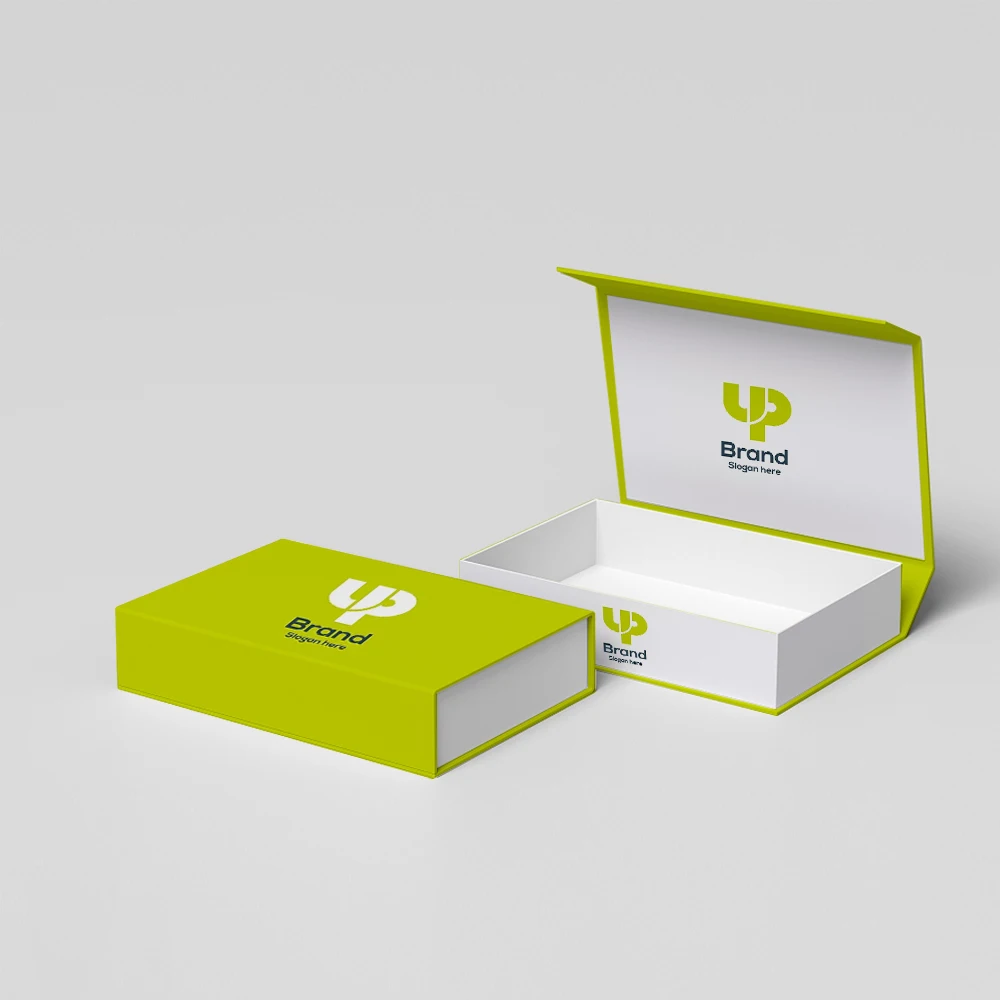 Rectangular collapsible flap lid custom printing magnetic gift box