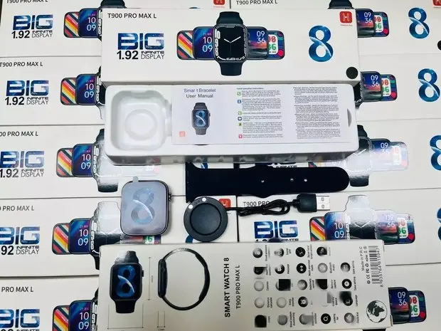 Top Selling Series 8 Smartwatch T900 pro max Liwatch  App BIG Infinite 1.92 inch Screen IP68 Waterproof Fashion Smart Watches