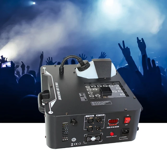 1500 Вт дымовая противотуманная машина распылитель Dmx 24 Rgb светодиодная сценическая
