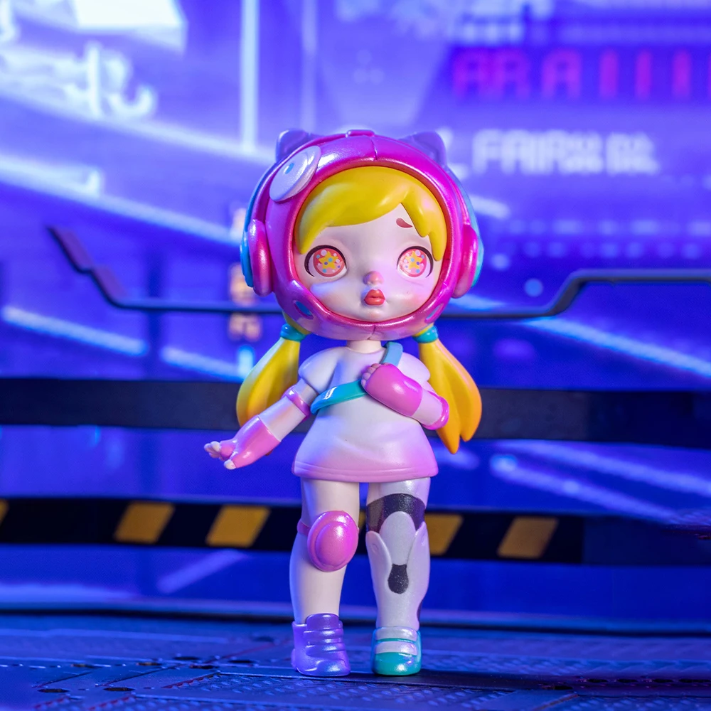 2023 Original Laura Cyberpunk Series Blind Box Toys Mystery Box Pop Mart Figure Model Girl Birthday Gift