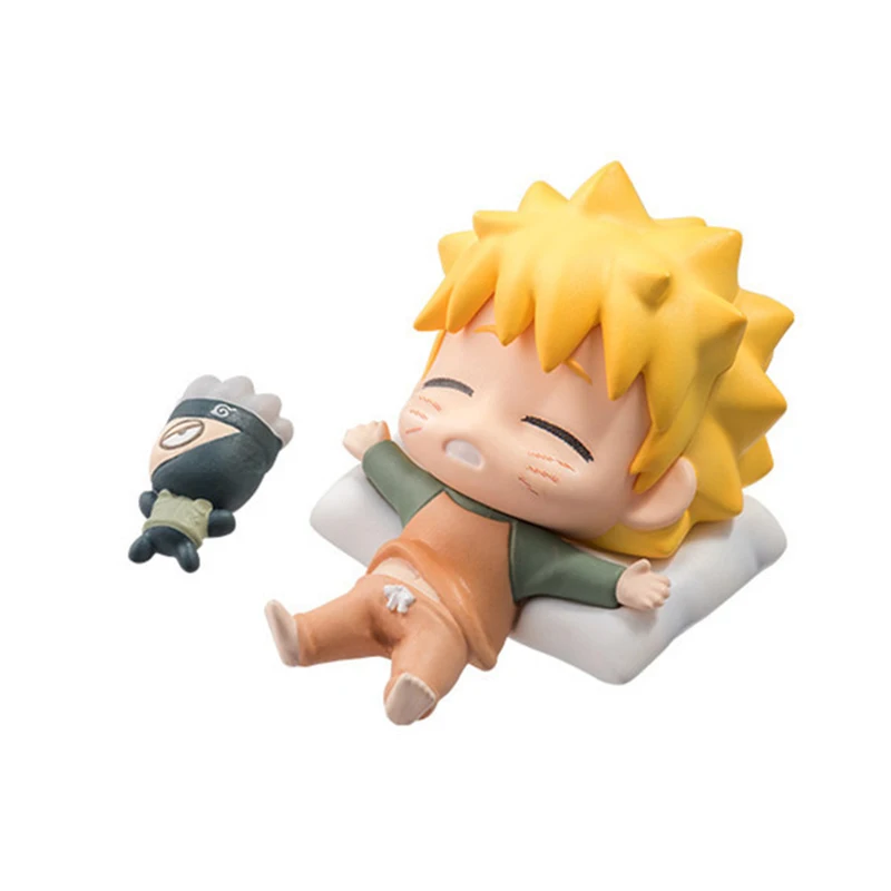  Аниме мультфильм ПВХ Мини 3D модель Наруто экшн-Фигурки 6