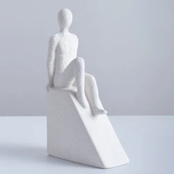 Nordic minimalist modernist interior design sculpture home living room ceramic tabletop decoration