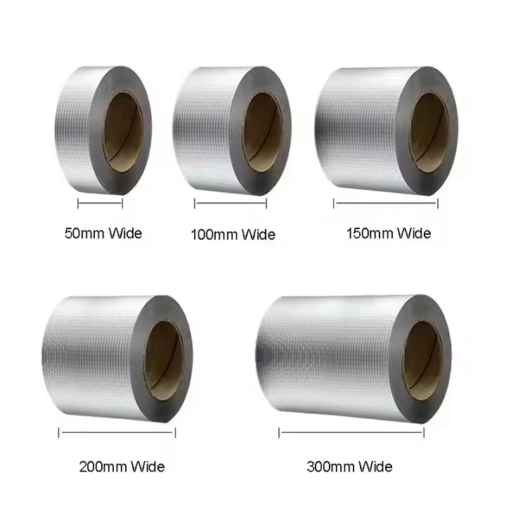 Roof sealing butyl tape waterproof self-adhesive aluminum foil Butyl rubber tape for metal roof