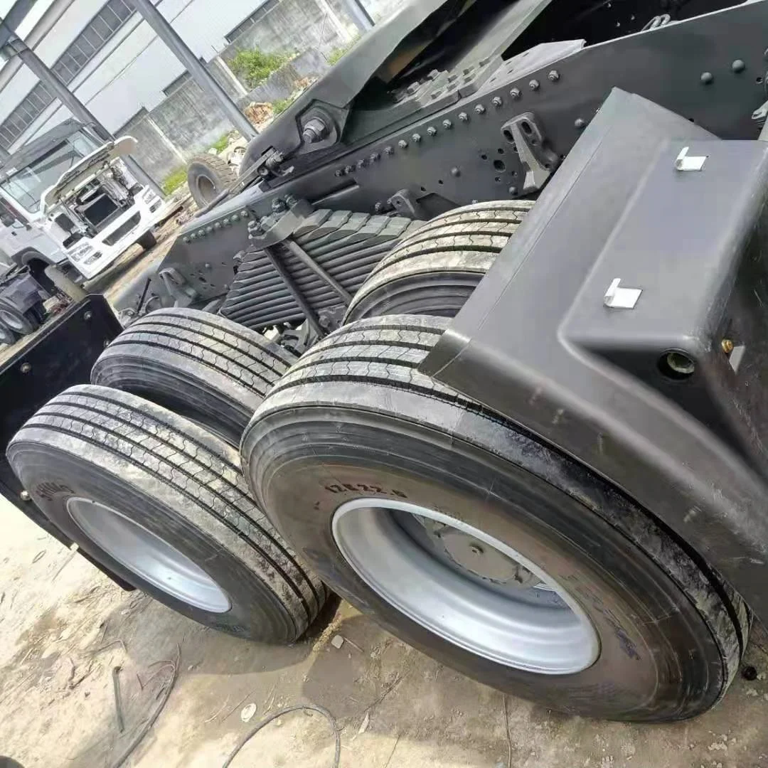 Used Sinotruk Howo 371 6x4 White Color Truck Lorry Head Heavy Duty 8x4 Tractor Head 10 12 wheels Trailer Towing Head Prime Mover