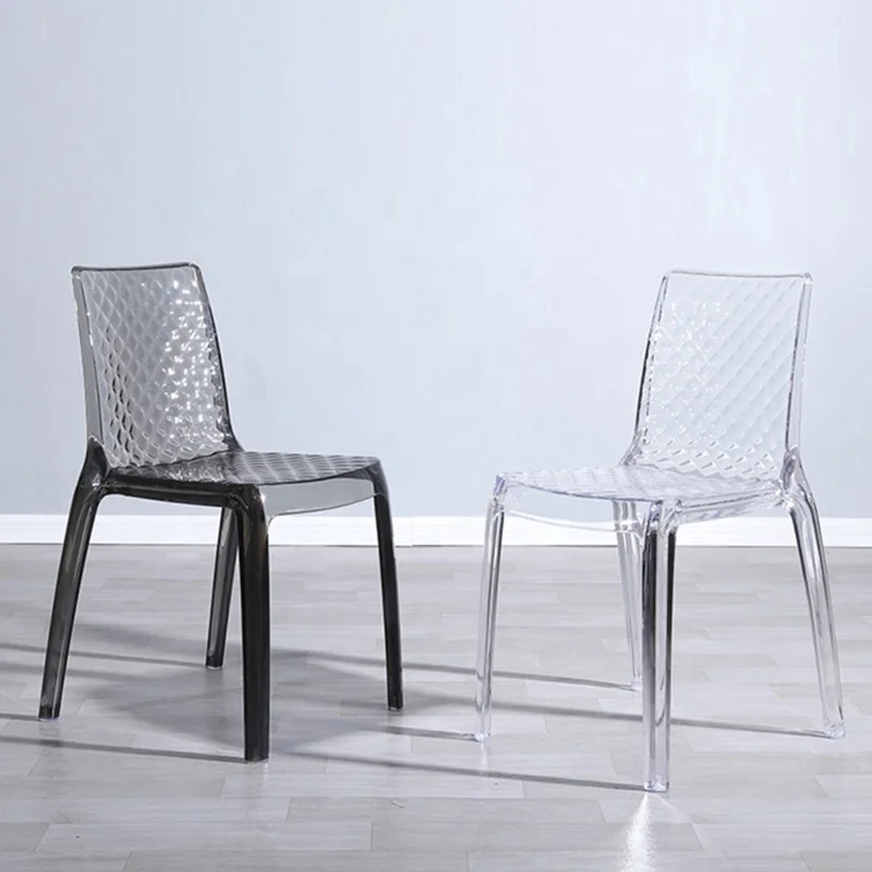 Factory Wholesale Quality Stackable Clear Plastic Dining Chairs For Wedding Party Banquet 4 Piece Moq