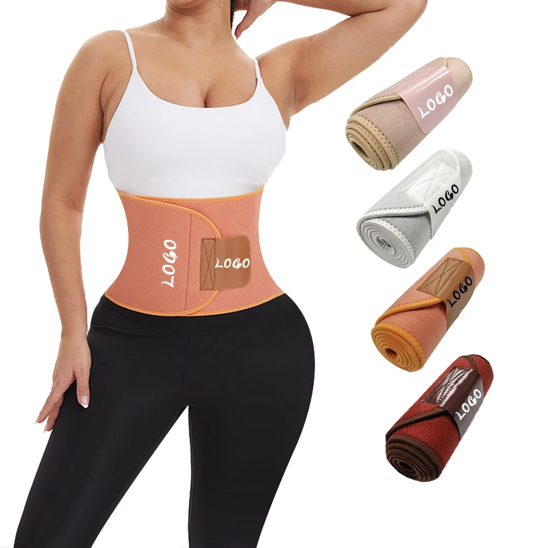 Wholesale Neoprene Slimming Corset And Shape Wear Custom Tummy Bandage Women Sweat Belt Wrap Waist Trainers