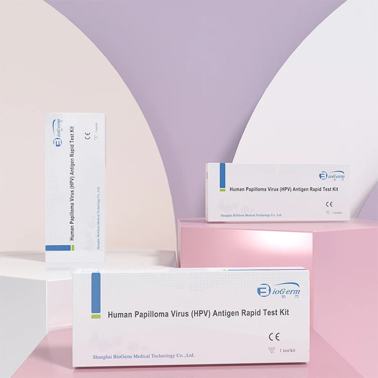 One Step Rapid Test Kit Fob Test Kit Cassette Sample Collection Swab For Women Hpv Testing