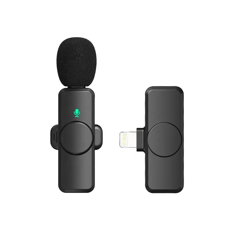 Bluetooths микрофон K9 беспроводной петличный подавления шумов на открытом воздухе прямая