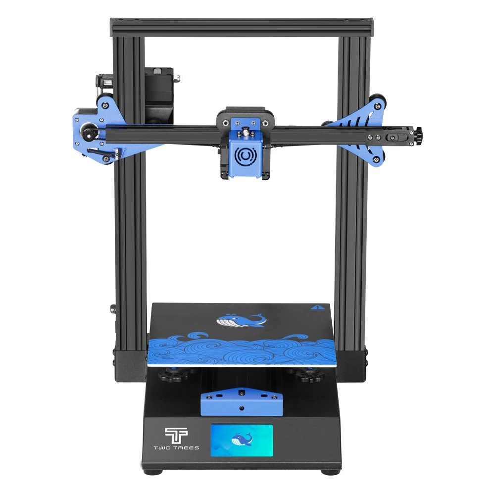 New 95% Pre-Assembled Ultra-Quiet Fast Heating FDM professional 3D printer BLU-3 V2 DIY Printing 235*235*280mm