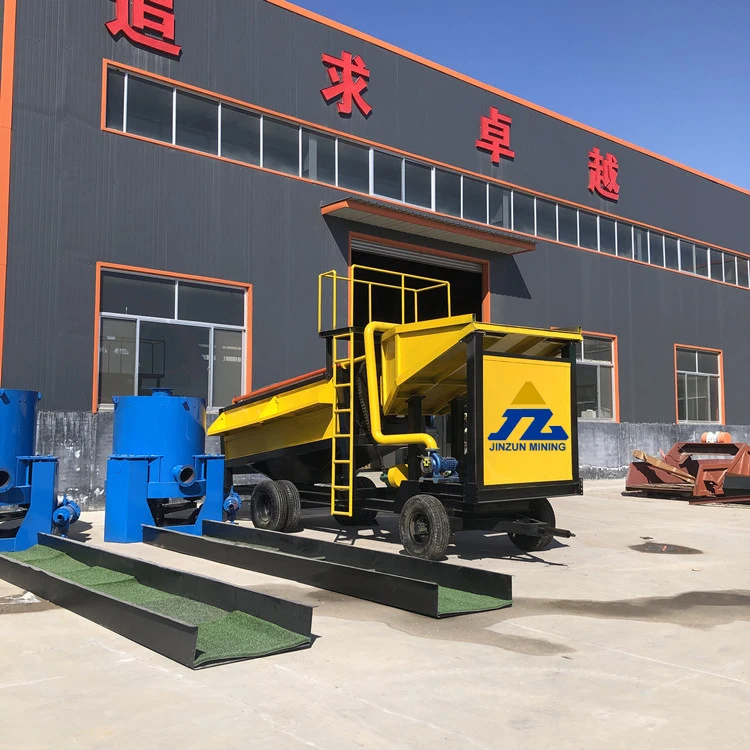 Big Capacity Diamond Locating Gold Washing Machine Plant Used in Panning Project