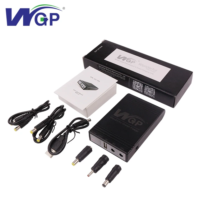 WGP multi-output mini ups Wifi Router Portable Online Offline CCTV Camera Modem USB 5V DC 9V 12V Mini UPS for WiFi Router