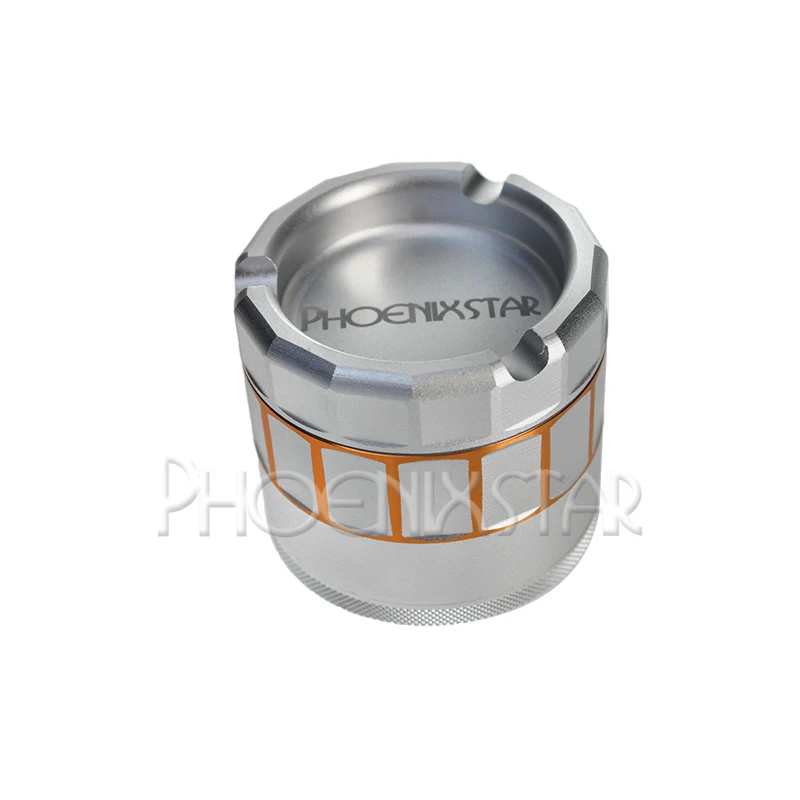 Factory Wholesale 4 parts Smoking Dry Herb Grinder Custom Logo Mix colors Tobacco Grinder Aluminum Alloy Portable Grinder