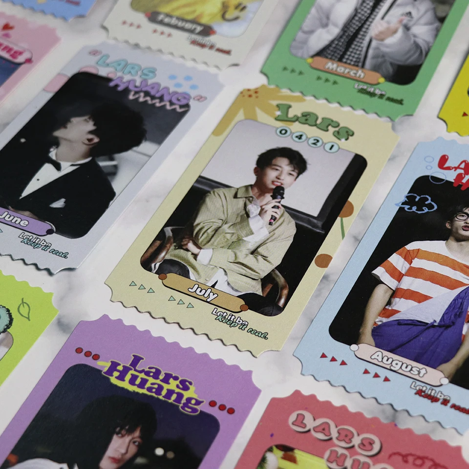 Custom both side printing Holographic  kpop ticket of photocards banner ticket for events