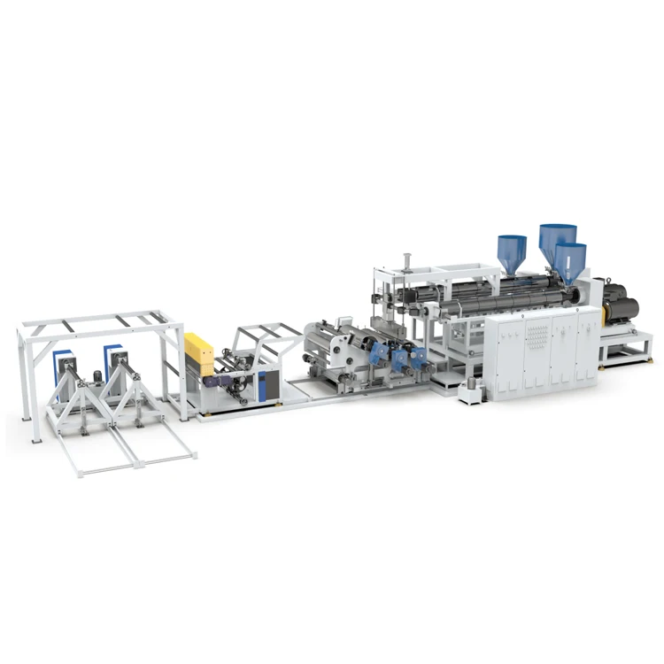Big L/D Ratio Diagonal Multi-Layer Plastic PP PE PS Sheet CO-Extruder