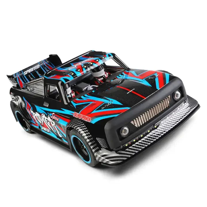 New Trending WLtoys 104072 RC Car 1:10 Brushless 60KM/H High Speed Car Electric Four-Wheel Drive Flat Sports Car Vehicle Model
