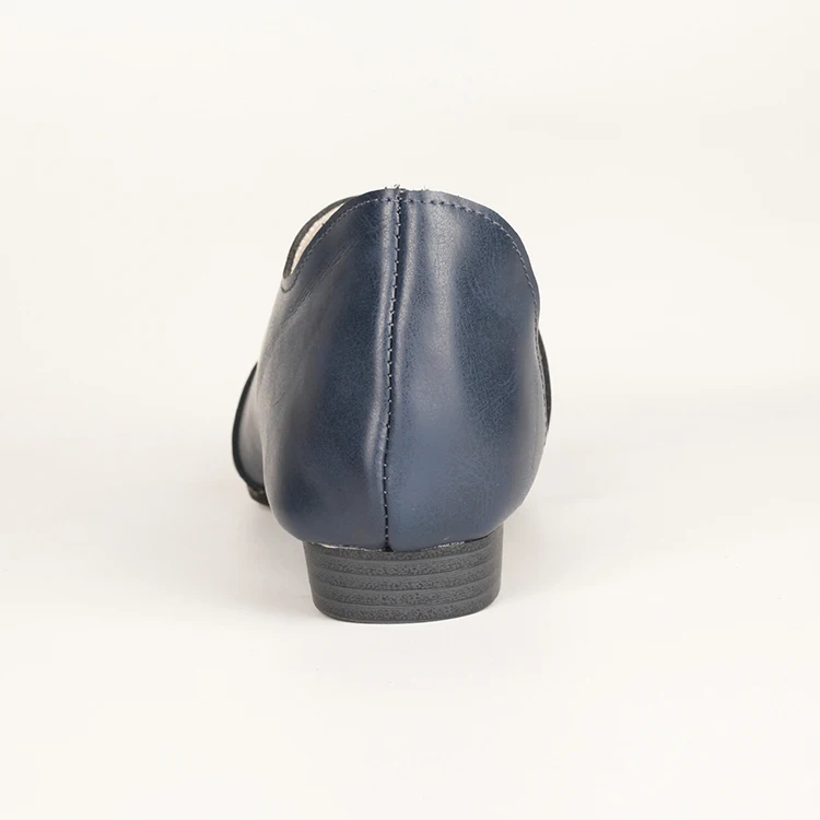 SHOELAND zapatillas mujer 2023 Factory wholesale Summer Leather Hollow Pointed Sandals Low-Heel Flat Comfortable Ladies Shoes