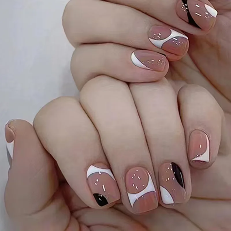 QM Wholesale Acrylic Press on Nails False Nail Designer Press on Artificial Nails