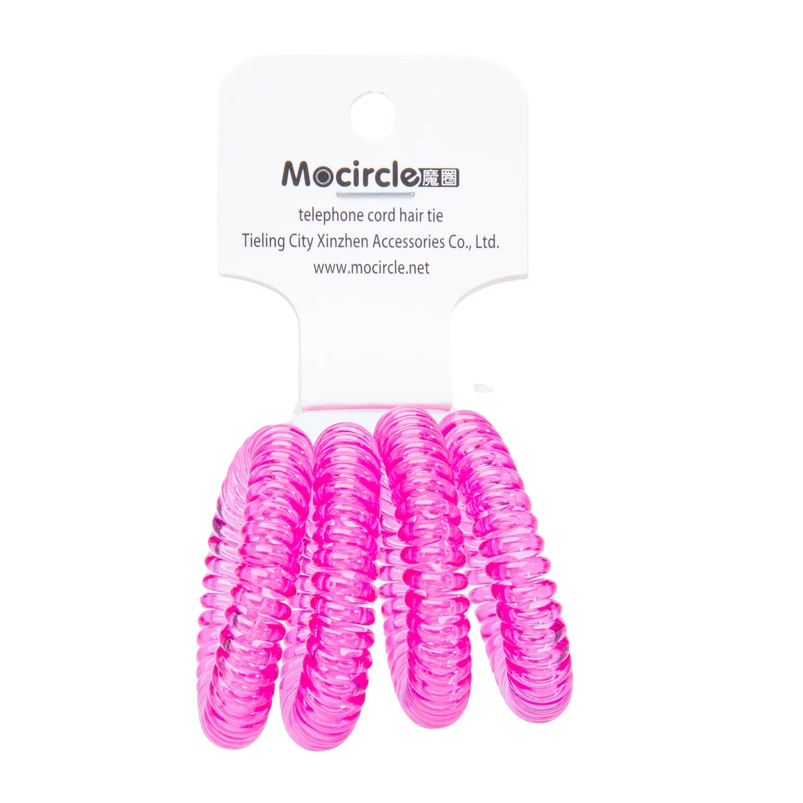 Hot Selling Women Fashion New design plastic box packed telephone line bracelet hair ties set