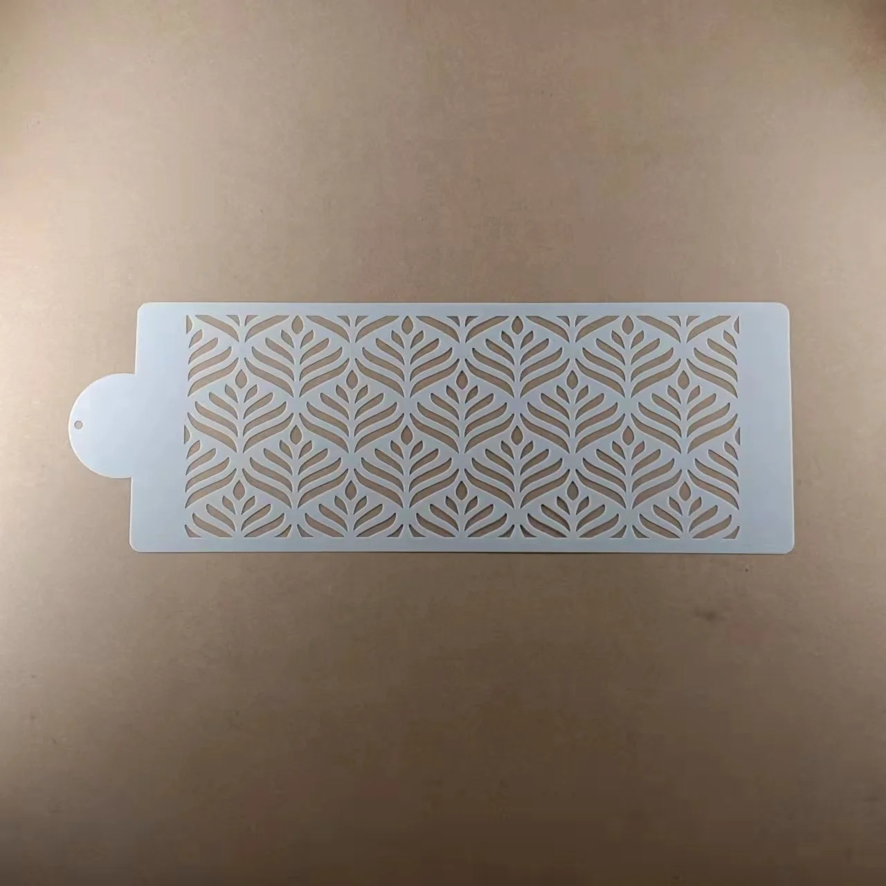 Wholesale Eco friendly PET Mylar Plastic wheat Custom Wedding Cake Stencil for Decoration Cake Stencil Template