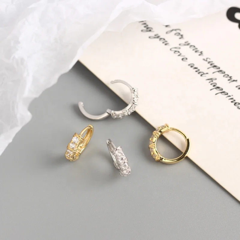 Cheap Prices Good Quality 925 Silver Earring Gold Fashion Earrings