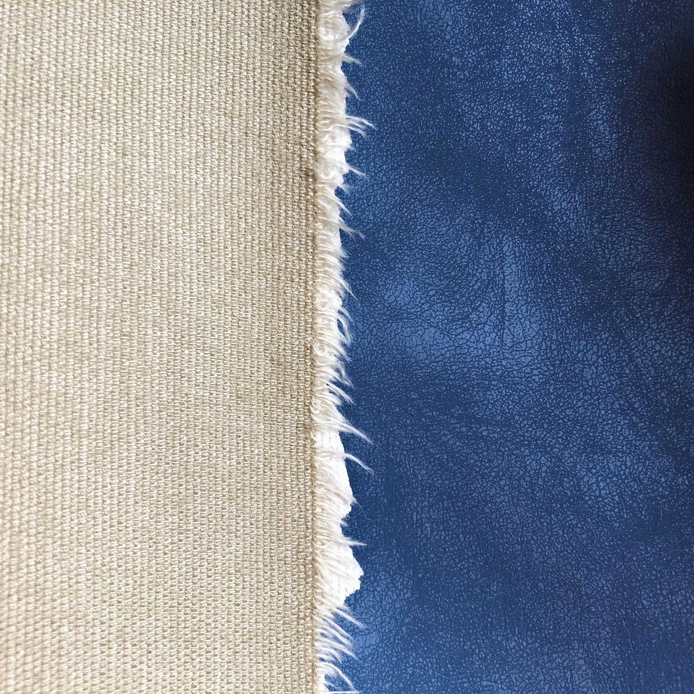 Custom High Quality Wear Embossed Printed PU Leather Synthetic Leather