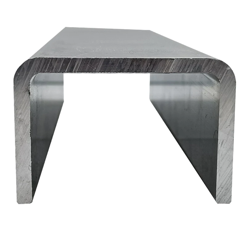 Custom U-shaped Aluminum Groove 6063 U-shaped Groove Channel Aluminum Profile