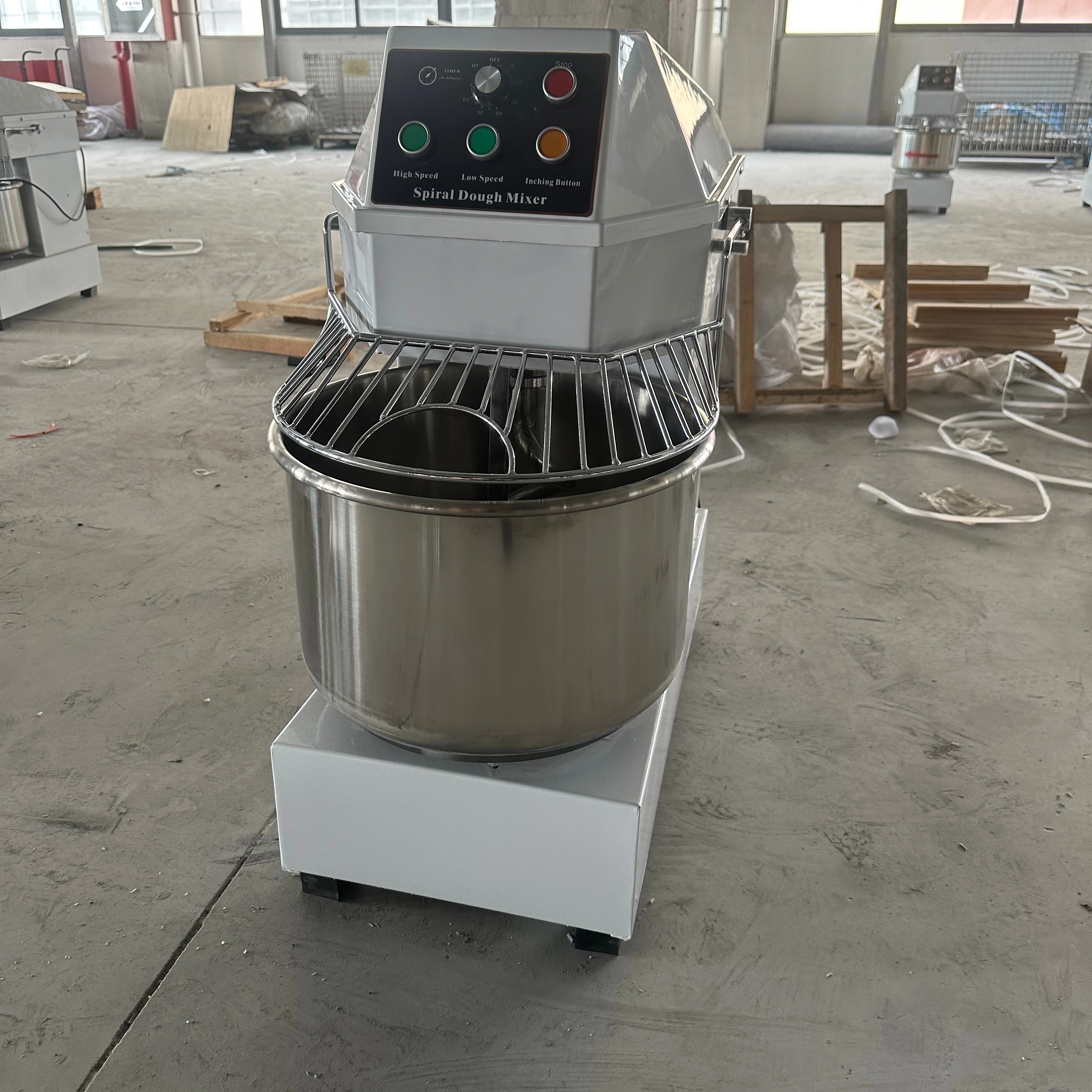 10L 20L 30L 40L 50L 60L 80L Baking Commercial Flour Spiral Bread dough mixer Stirrer Machines for Bakery Food Pizza Sale